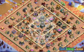 Top Copy Base Layouts for Clash of Clans TH17 #45699