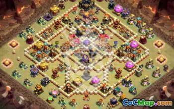 Best Copy Base Layout for Town Hall 17 #45713