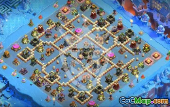 Top Copy Base Layout for CoC Town Hall 17 #45726