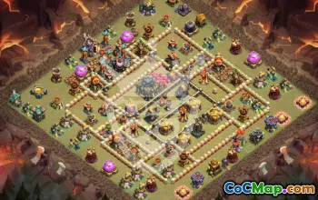 Top Copy Base Layouts for Town Hall 17 #45732