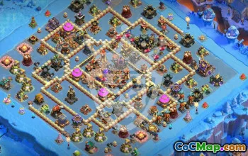 town hall 17, trophy/war base layout #45740