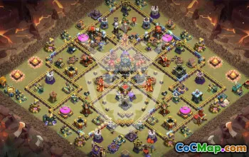 Top Copy Base Layouts for Town Hall 17 #45744