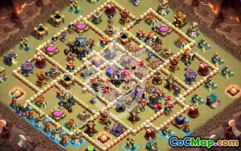 Town Hall 17 Clash of Clans Base Layouts #45755