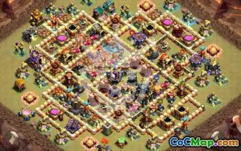 Top Copy Base Layout for Clash of Clans TH17 #45760