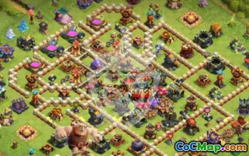 Top Copy Base Layout for Clash of Clans TH17 #45763