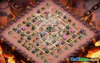 Copy Town Hall 17 Base Layouts with Links #45785