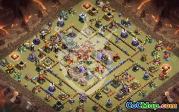 Copy TH17 Base Layouts for Clash of Clans #45795