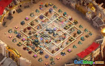 Top Copy Base Layouts for Town Hall 17 #45831