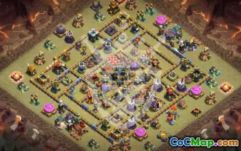 Copy Town Hall 17 Base Layouts with Links #45837