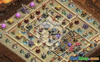 Best Copy Base Layout for TH17 in CoC #45862
