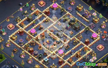 Top Copy Base Layouts for Town Hall 17 #45874