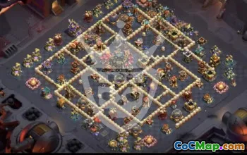 town hall 17, trophy/war base layout #45885