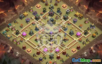 Copy Town Hall 17 Base Layouts with Link #45921