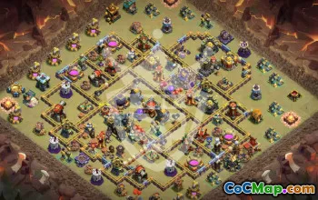 Top Copy Base Layout for Town Hall 17 #45943