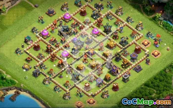 Top Clash of Clans TH17 Base Layouts with Links #45966