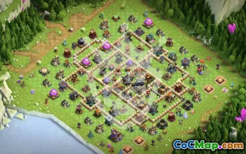 Top CoC Town Hall 17 Base Layouts with Copy Link #45975