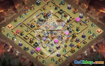 Top Clash of Clans TH17 Base Layouts with Links #45983