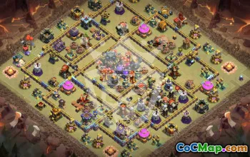 Copy Town Hall 17 Base Layouts for Clash of Clans #45985