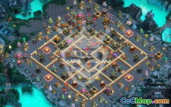 Best Copy Base Layout for Clash of Clans Town Hall 17 #45993