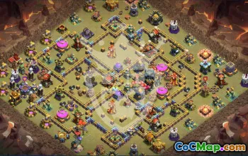 Top Clash of Clans TH17 Base Layouts with Copy Links #46010