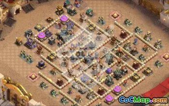 town hall 17, trophy/war base layout #46060
