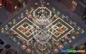 Top Copy Base Layouts for TH17 in Clash of Clans #46090