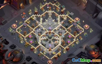 Top Copy Base Layouts for Town Hall 17 #46093