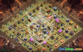 Best Copy Base Layout for TH17 in Clash of Clans #46099