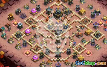 Top Copy Base Layouts for Clash of Clans TH17 #46123