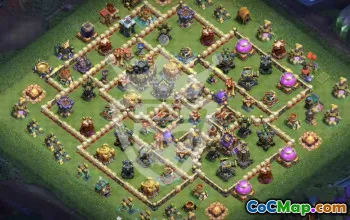 Copy TH17 Base Layout for Clash of Clans #46135