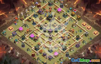 Best Copy Base Layout for TH17 in Clash of Clans #46145