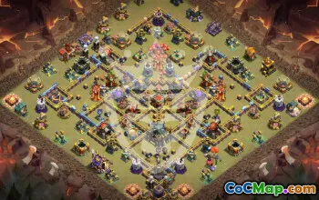 Top Copy Base Layout for Town Hall 17 #46148