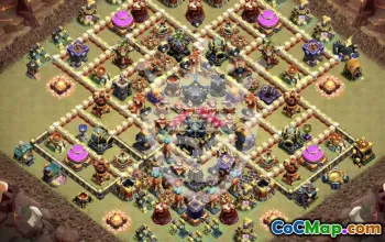 Top Copy Base Layouts for Town Hall 17 #46188