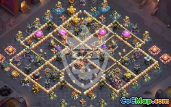 Top Copy Base Layouts for Town Hall 17 #46224