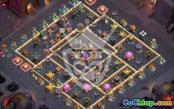 town hall 17, trophy/war base layout #46225