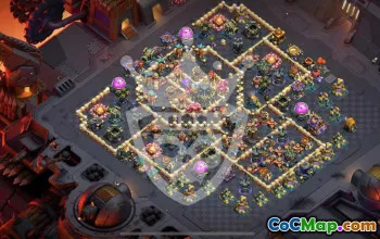 Top Town Hall 17 Base Layouts with Copy Link #46239