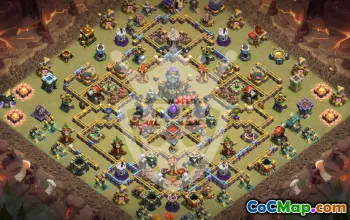 Copy Town Hall 17 Base Layouts & Maps #46246