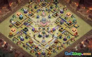 Best Copy Base Layout for Clash of Clans Town Hall 17 #46249