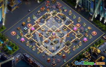 Top Town Hall 17 Base Layouts with Copy Links #46266