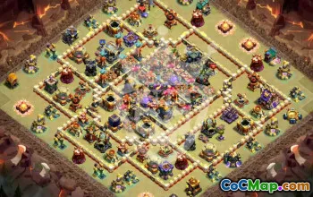 Copy Town Hall 17 Base Layouts & Maps #46277