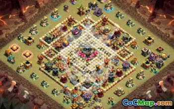 Best Copy Base Layout for Town Hall 17 #46279