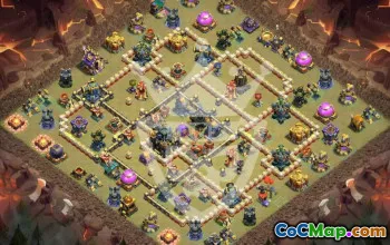 Top Clash of Clans TH17 Base Layouts with Copy Links #46288