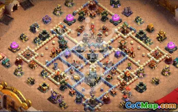 Top Town Hall 17 Base Layouts with Copy Links #46329