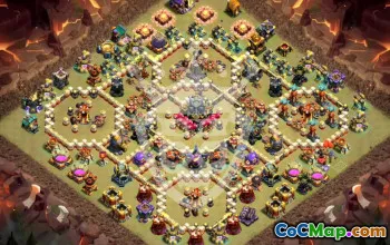 Top CoC Town Hall 17 Base Layouts & Maps #46402