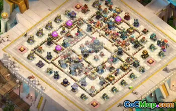 Best Copy Base Layout for TH17 Clash of Clans #46415