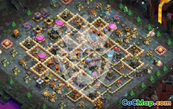 town hall 17, trophy/war base layout #46428