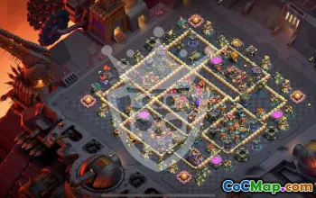 town hall 17, trophy/war base layout #46430