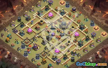Top Copy Base Layouts for Clash of Clans TH17 #46431