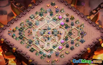 Clash of Clans TH17 Base Layouts with Link #46436