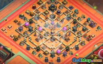 Copy Town Hall 17 Base Layouts with Link #46446